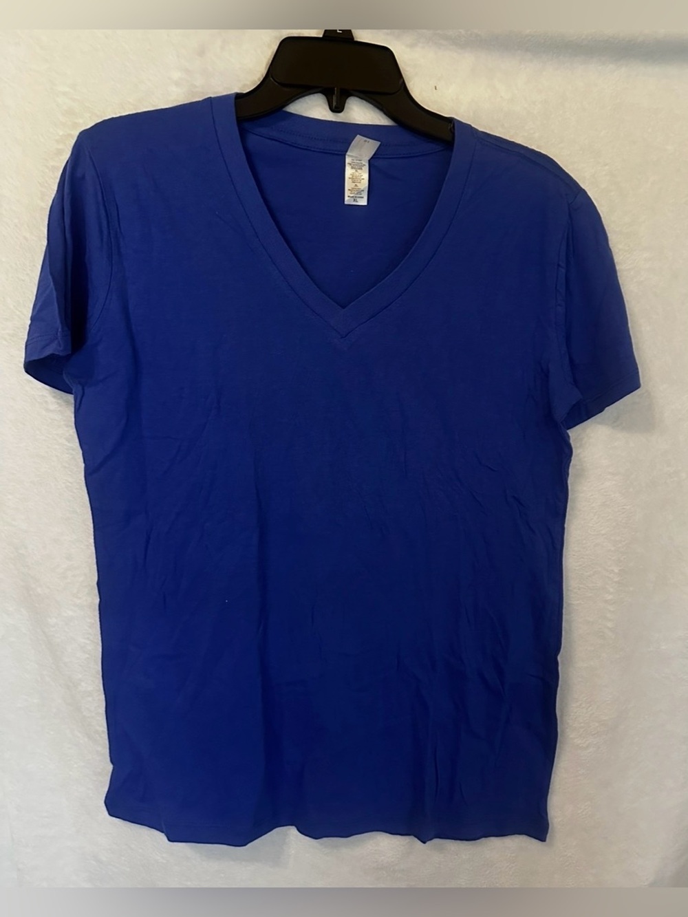 #1036 Classic V-Neck Tee in Royal Blue Size XL